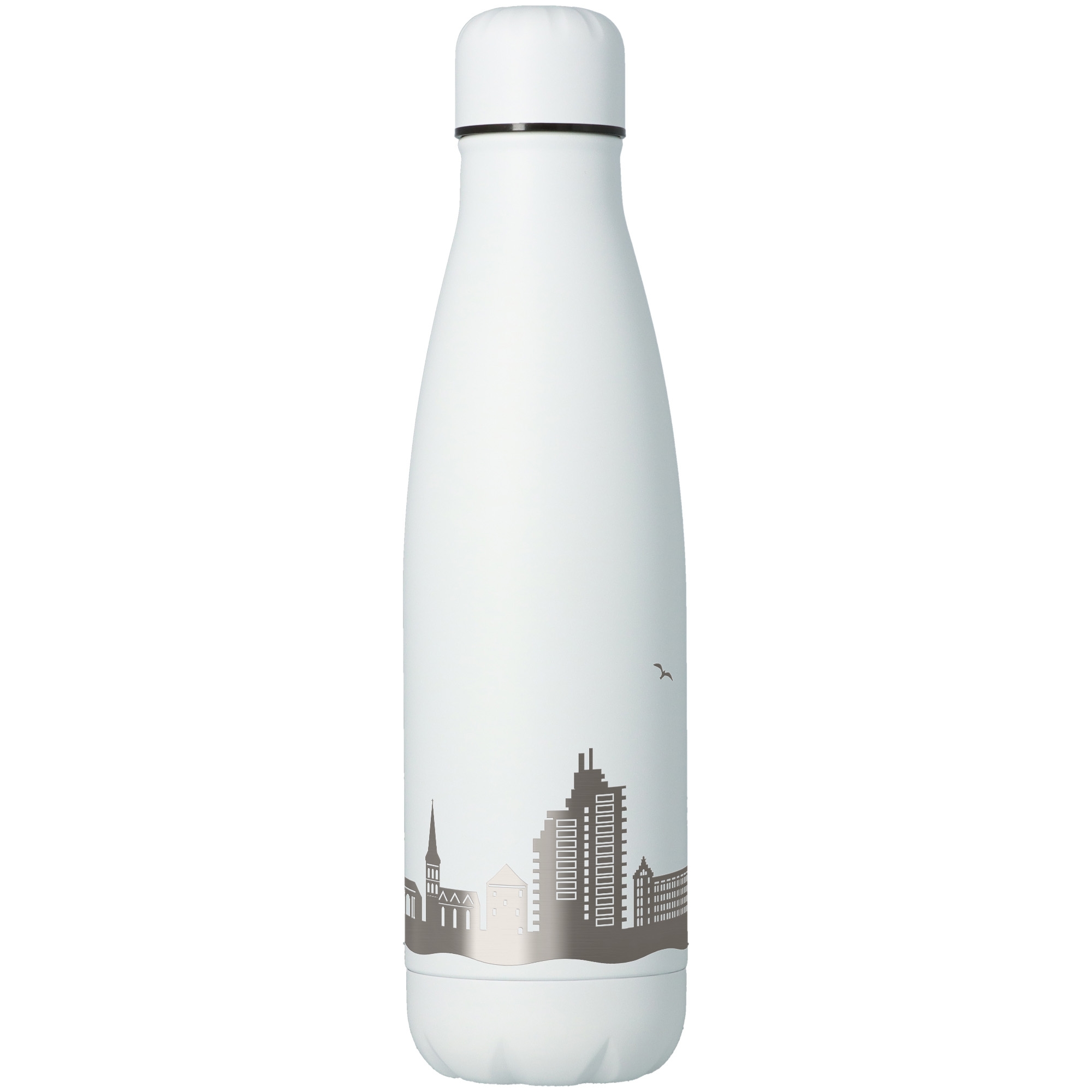 Trinkflasche Skyline Osnabrück Weiß 500ml