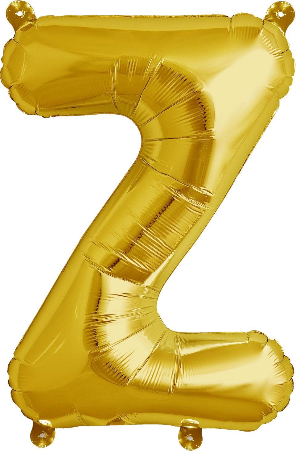 Luftballon Buchstabe Z Gold 40cm