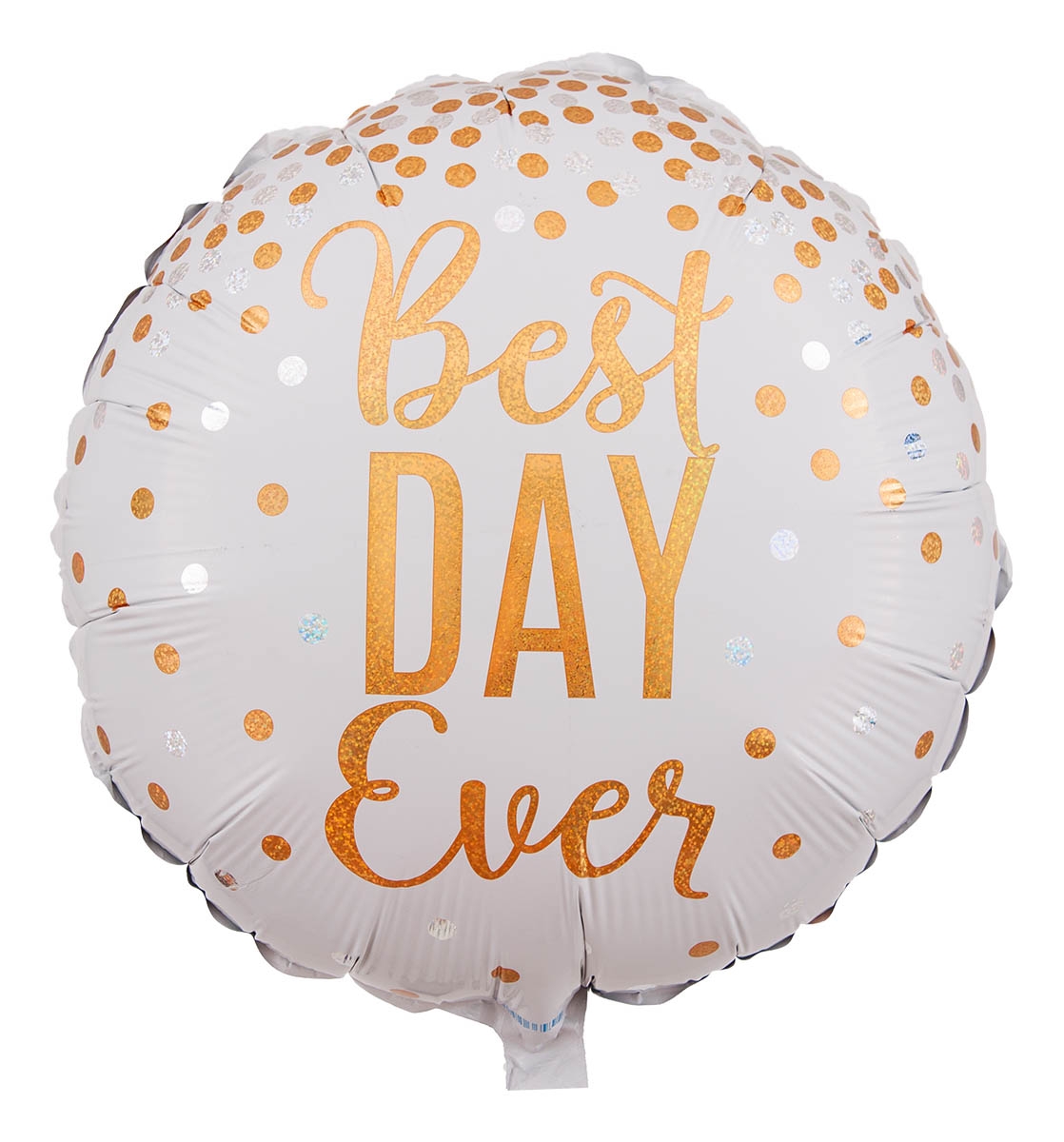 Folienballon Glitzer Best Day Ever 45cm