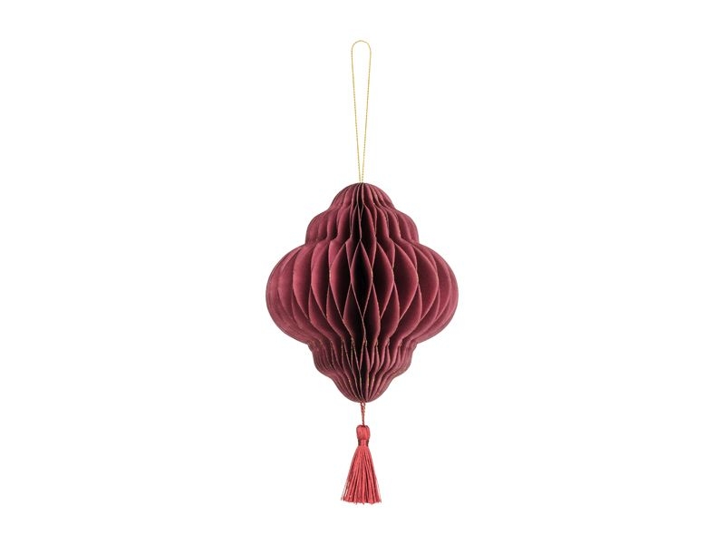 Wabenball "Ornament" mit Tassel