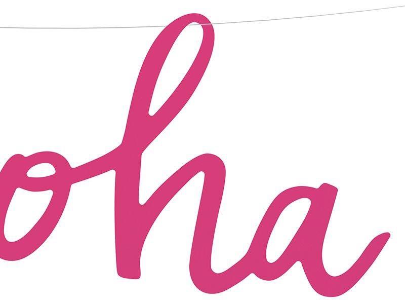 Aloha - Banner Pink