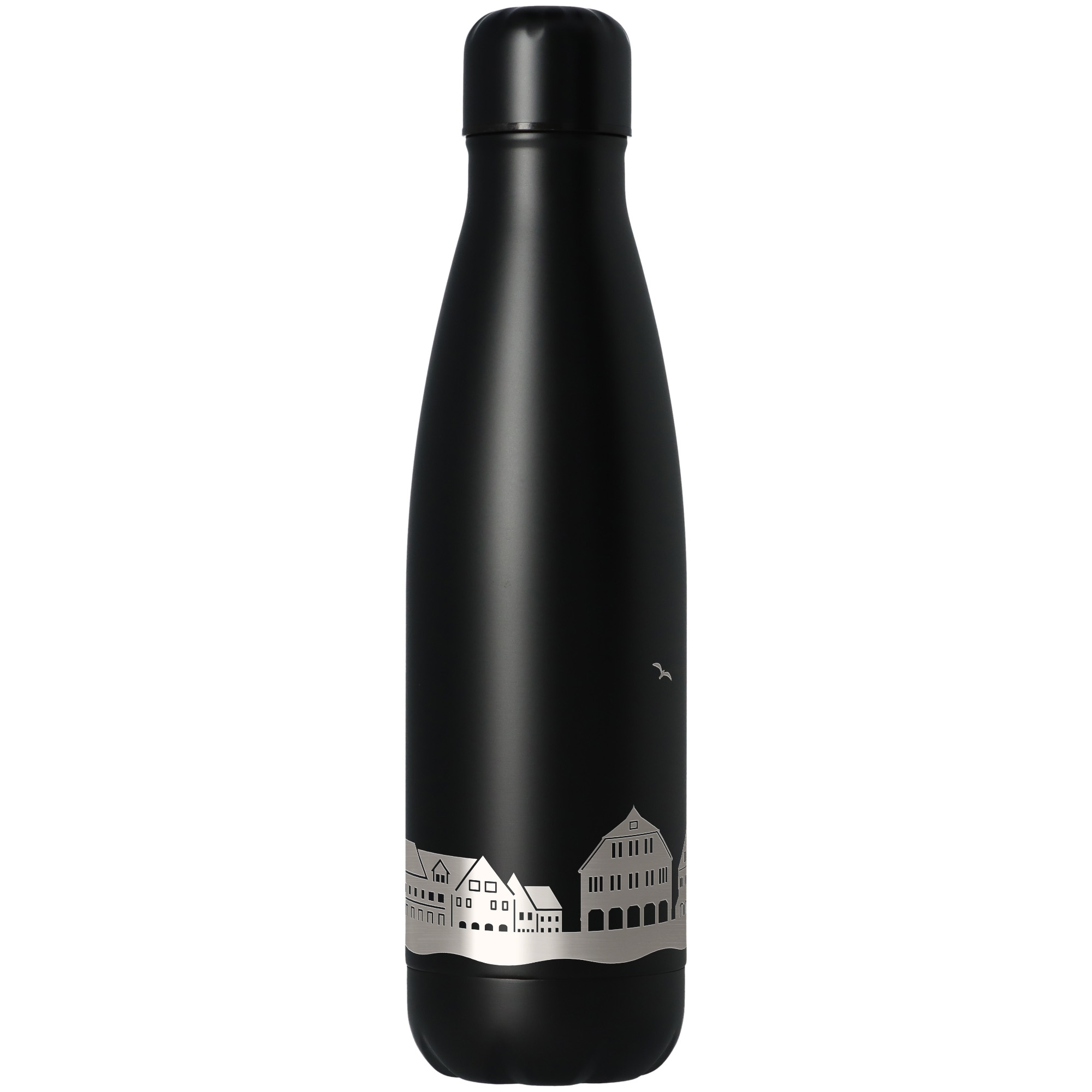 Trinkflasche Skyline Rellingen Schwarz 500ml