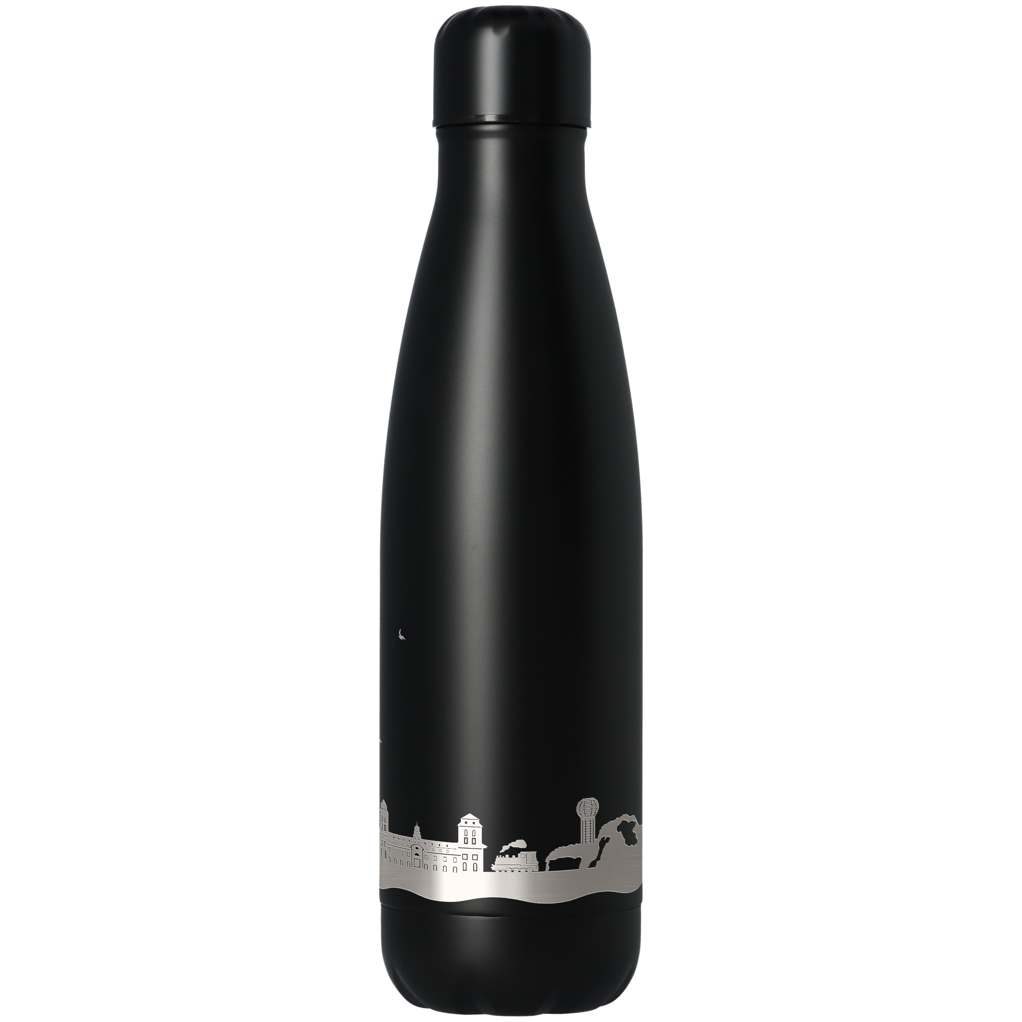 Trinkflasche Skyline Rügen Schwarz 500ml