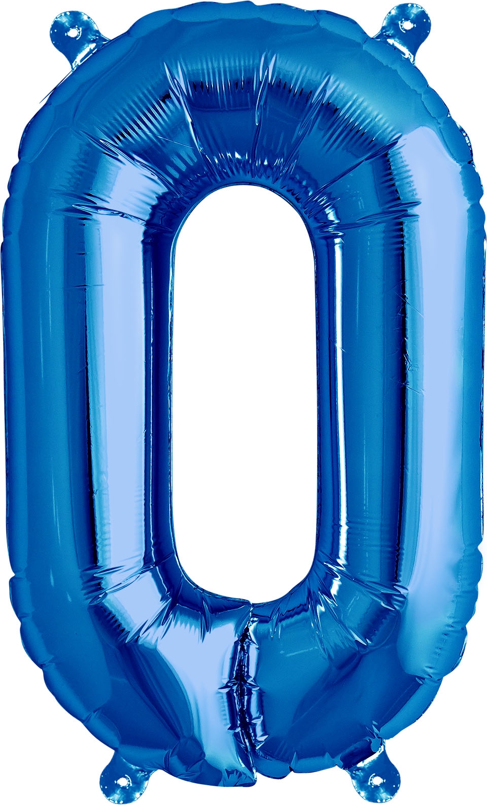 Luftballon Buchstabe O Blau 40cm