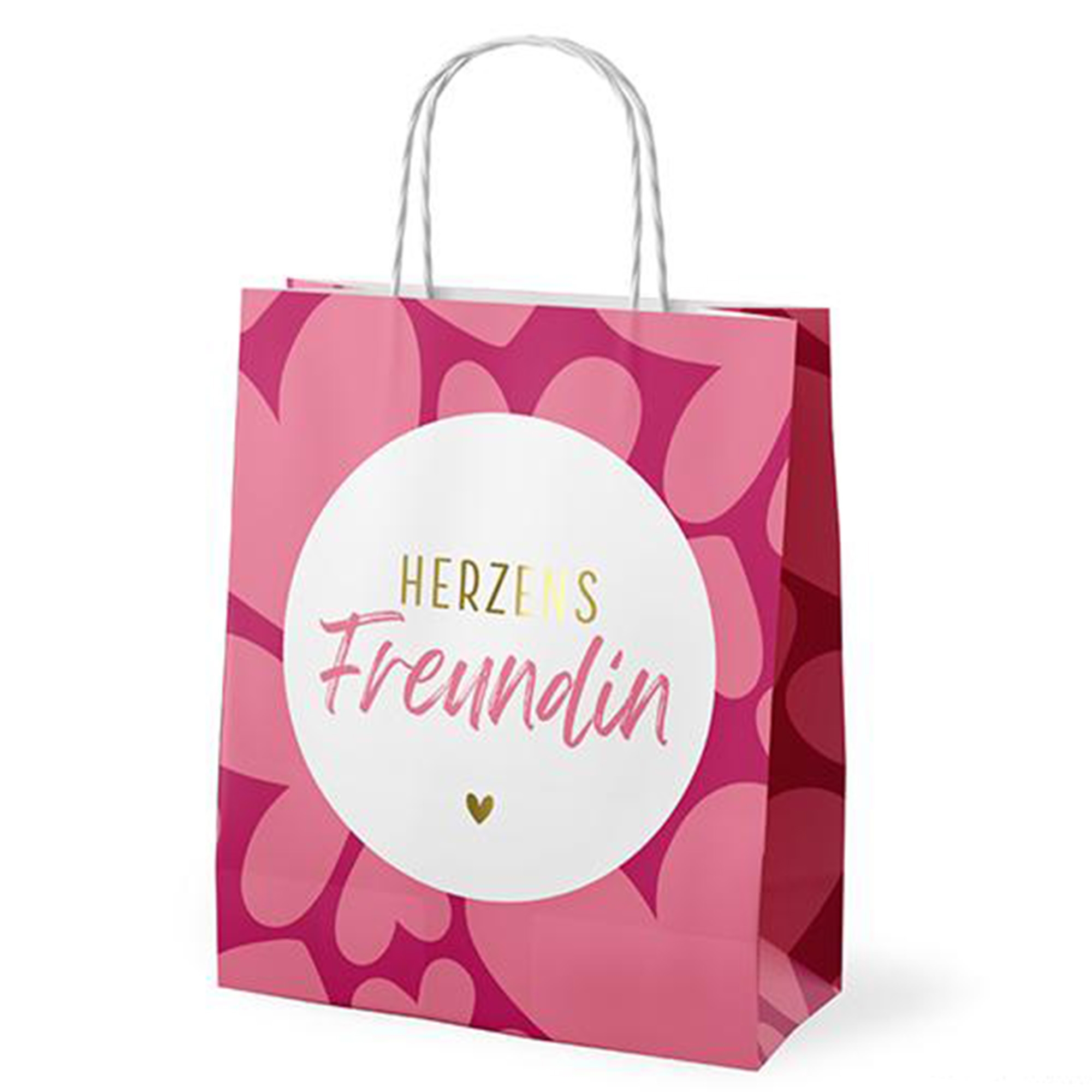 Geschenktüte "Herzens Freundin" Groß