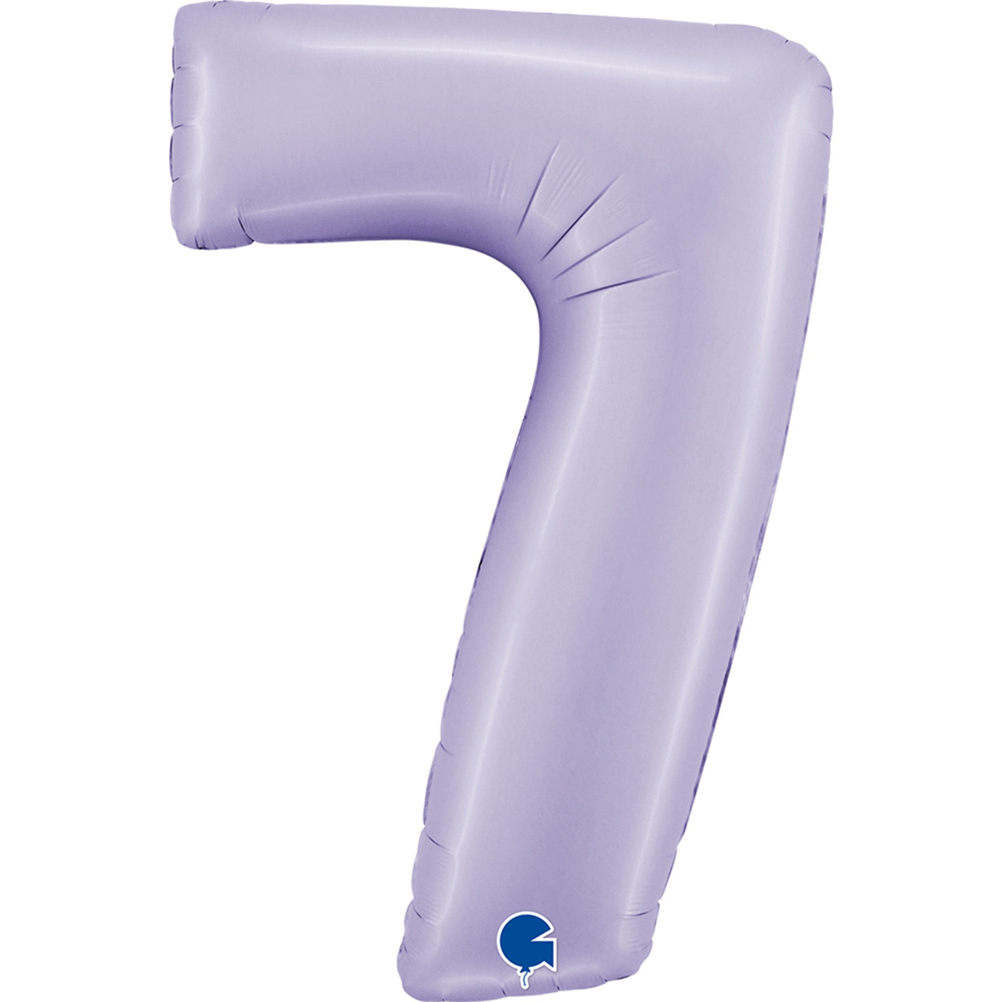 Folienballon Zahl 7 Satin Lilac 100cm