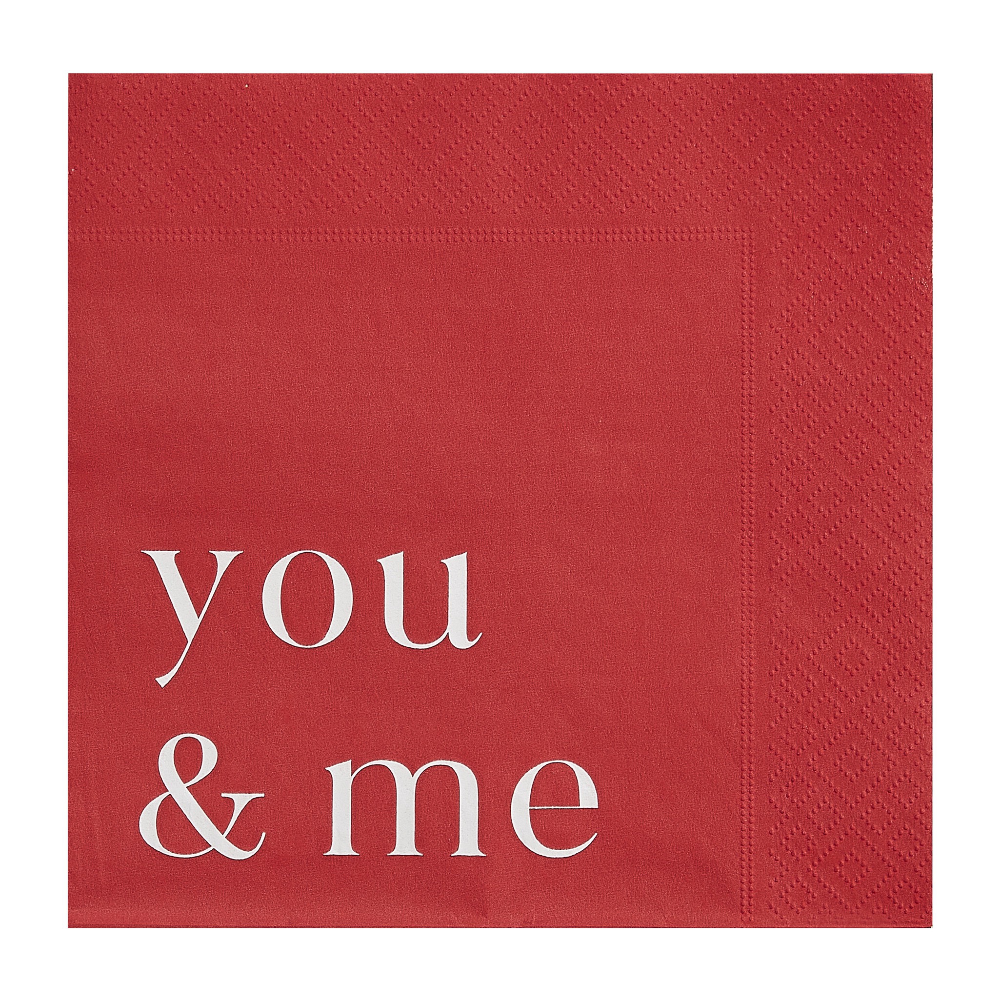 16 Servietten "You & Me"