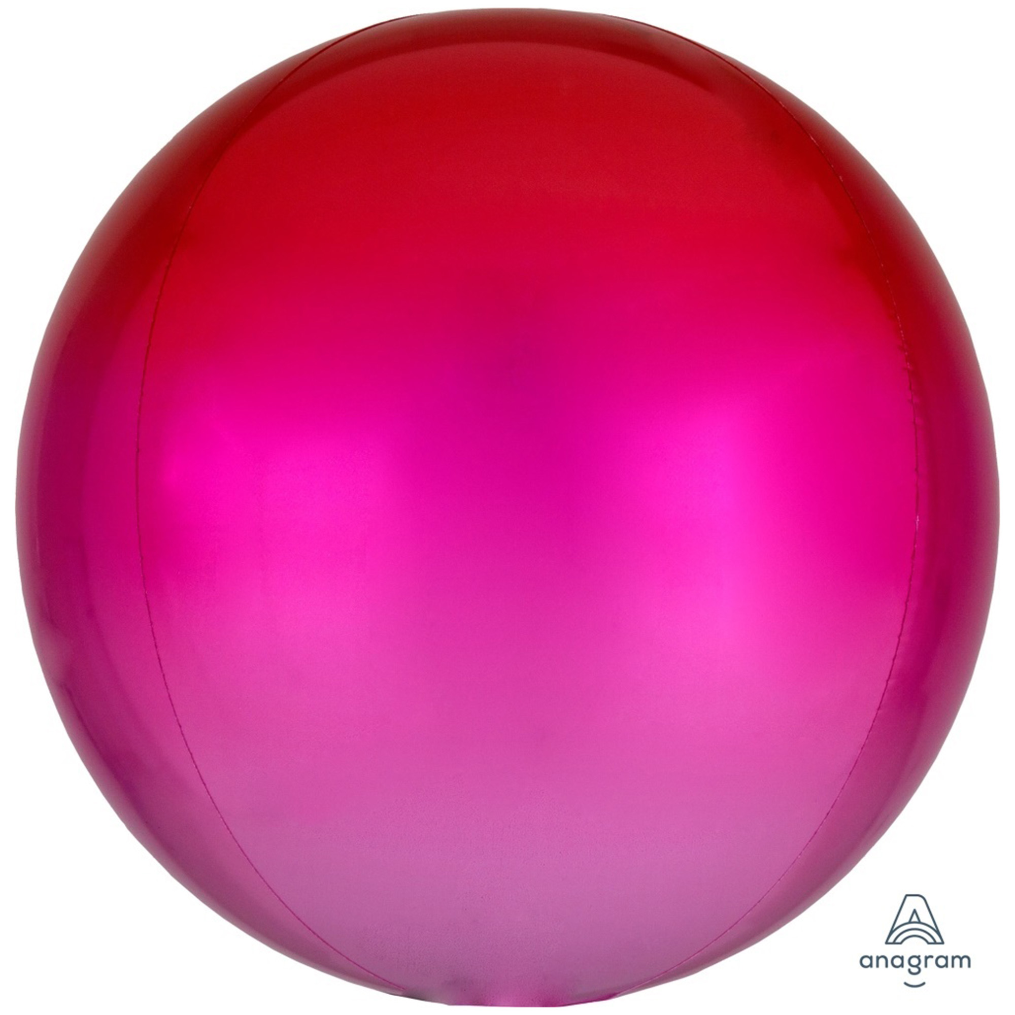 Orbz Ballon Ombré Rot & Pink 40cm