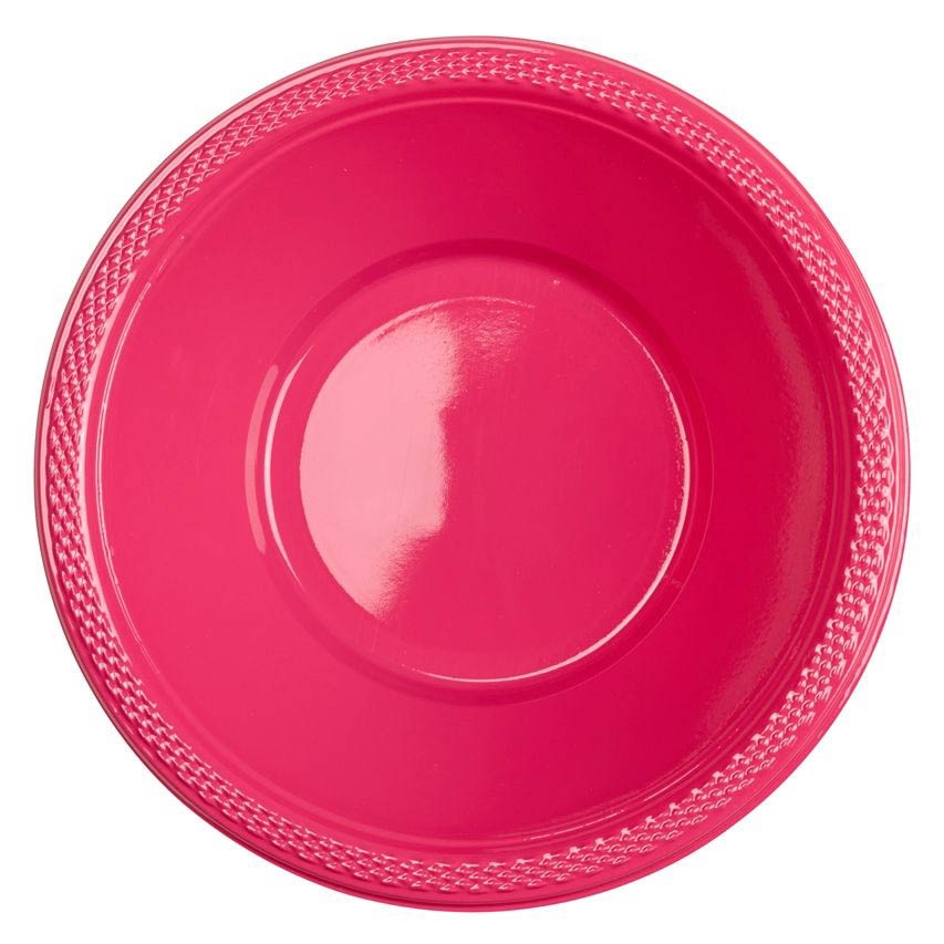 Pink - 10 Plastikschüsseln