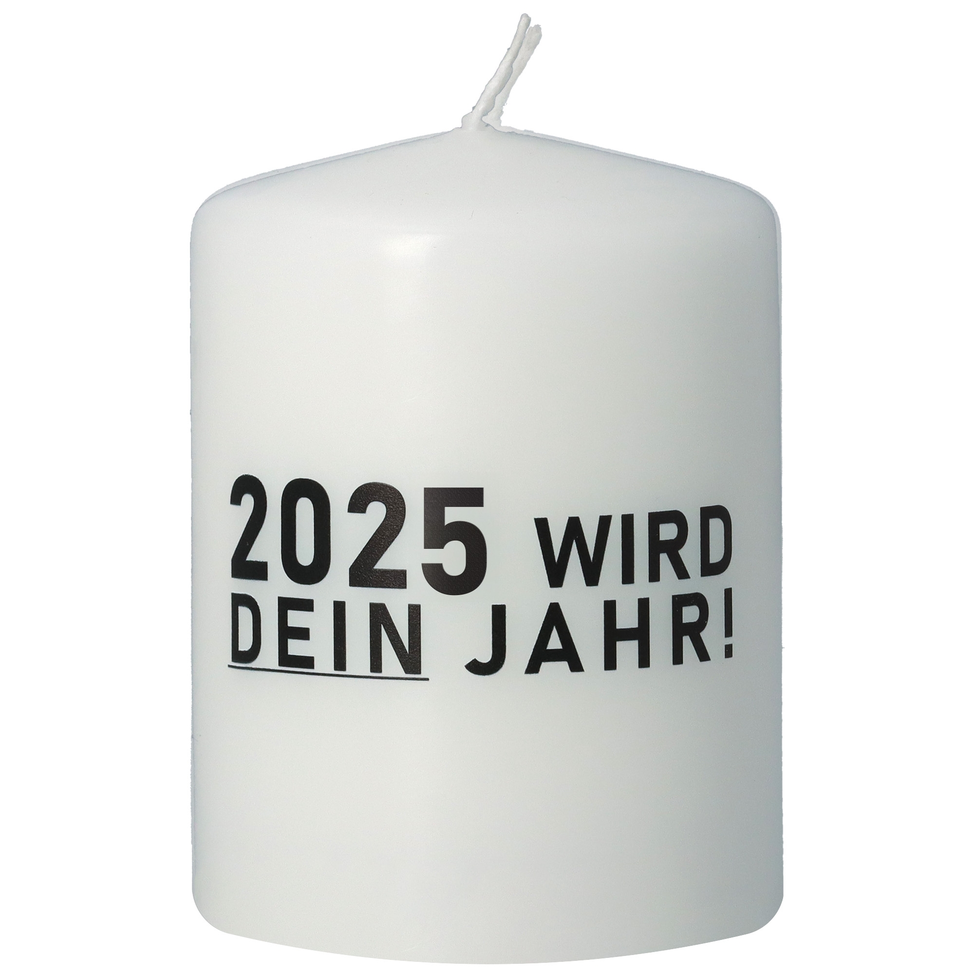 Kerze "2025 wird dein Jahr!"