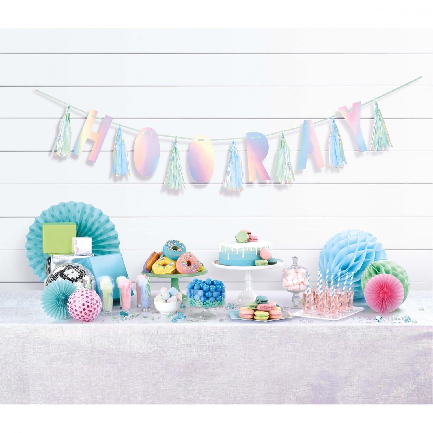 Shimmering Party - HOORAY-Girlande mit Tasseln