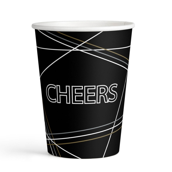 8 Pappbecher "Cheers"