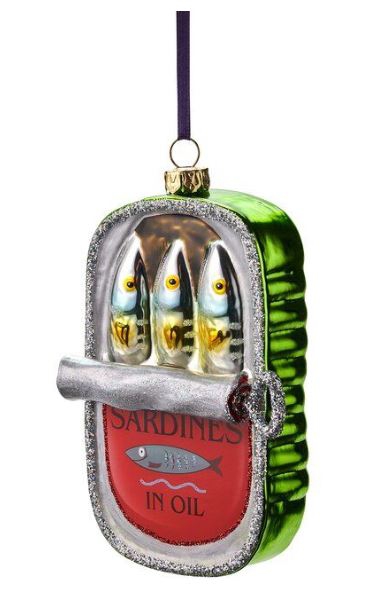 Weihnachtskugel "Sardines in Oil"