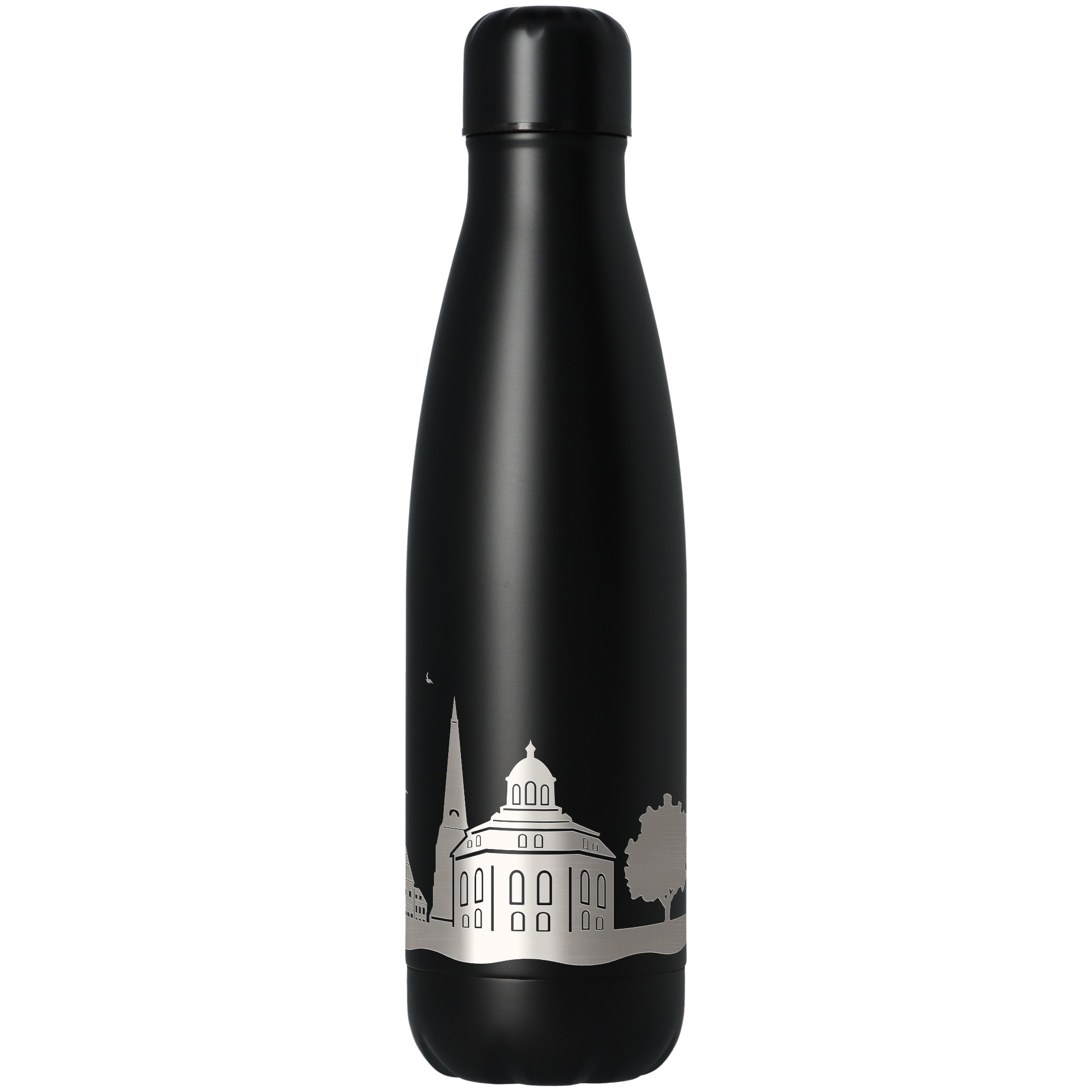 Trinkflasche Skyline Rellingen Schwarz 500ml