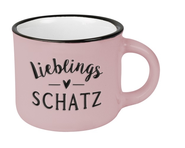 Espresso-Tasse Vintage "Lieblingsschatz"