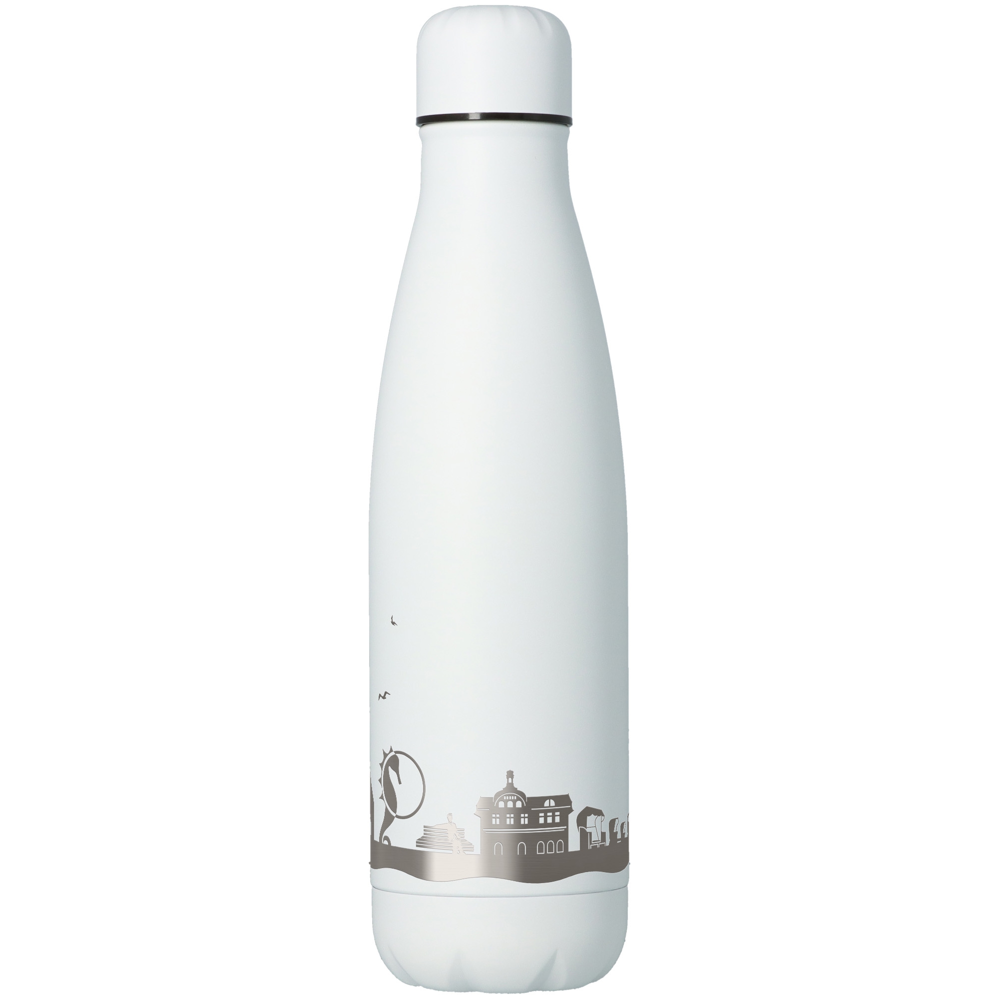 Trinkflasche Skyline Niendorf Weiß 500ml