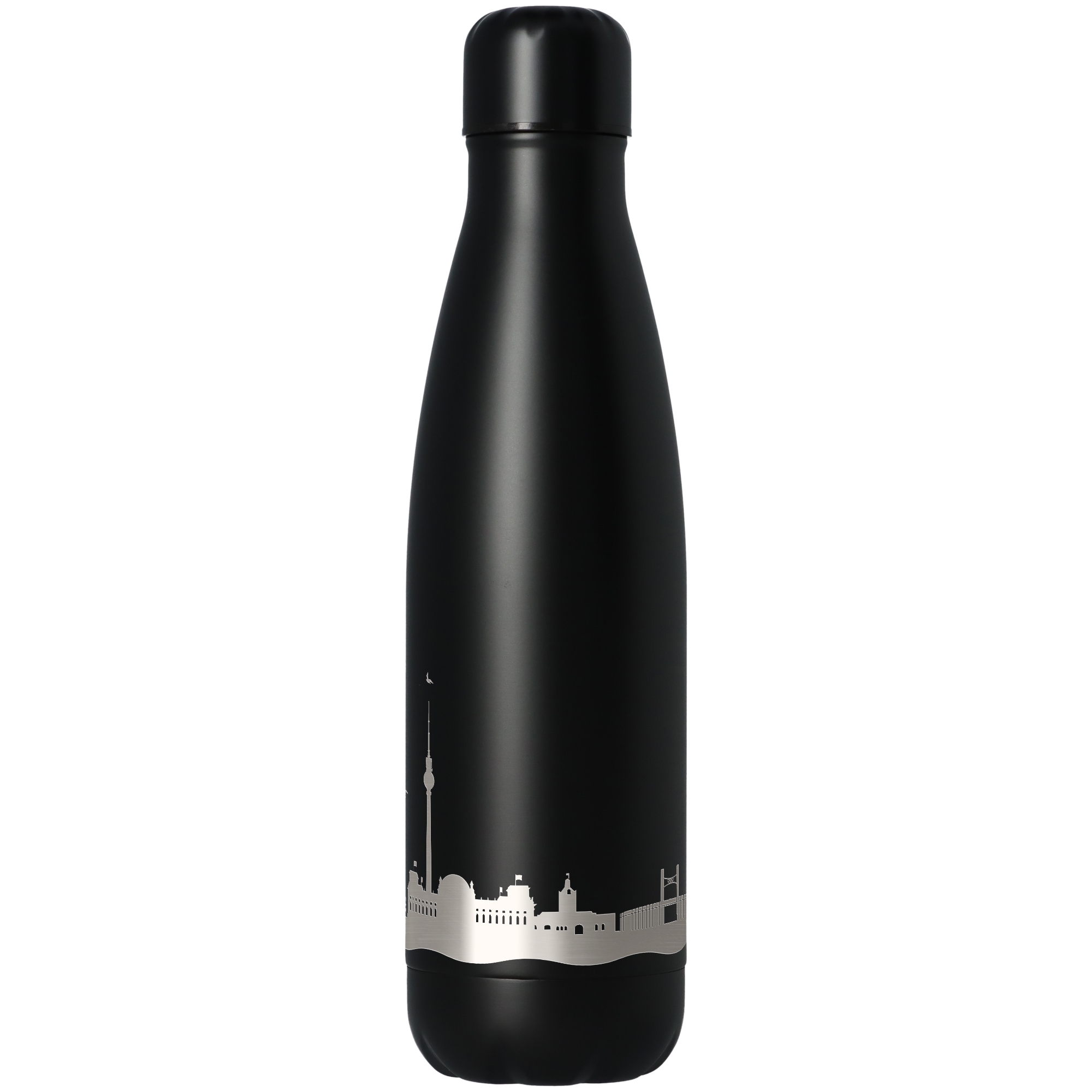 Trinkflasche Skyline Berlin Schwarz 500ml