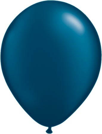 Qualatex Latexballon Pearl Midnight Blue Ø 30cm