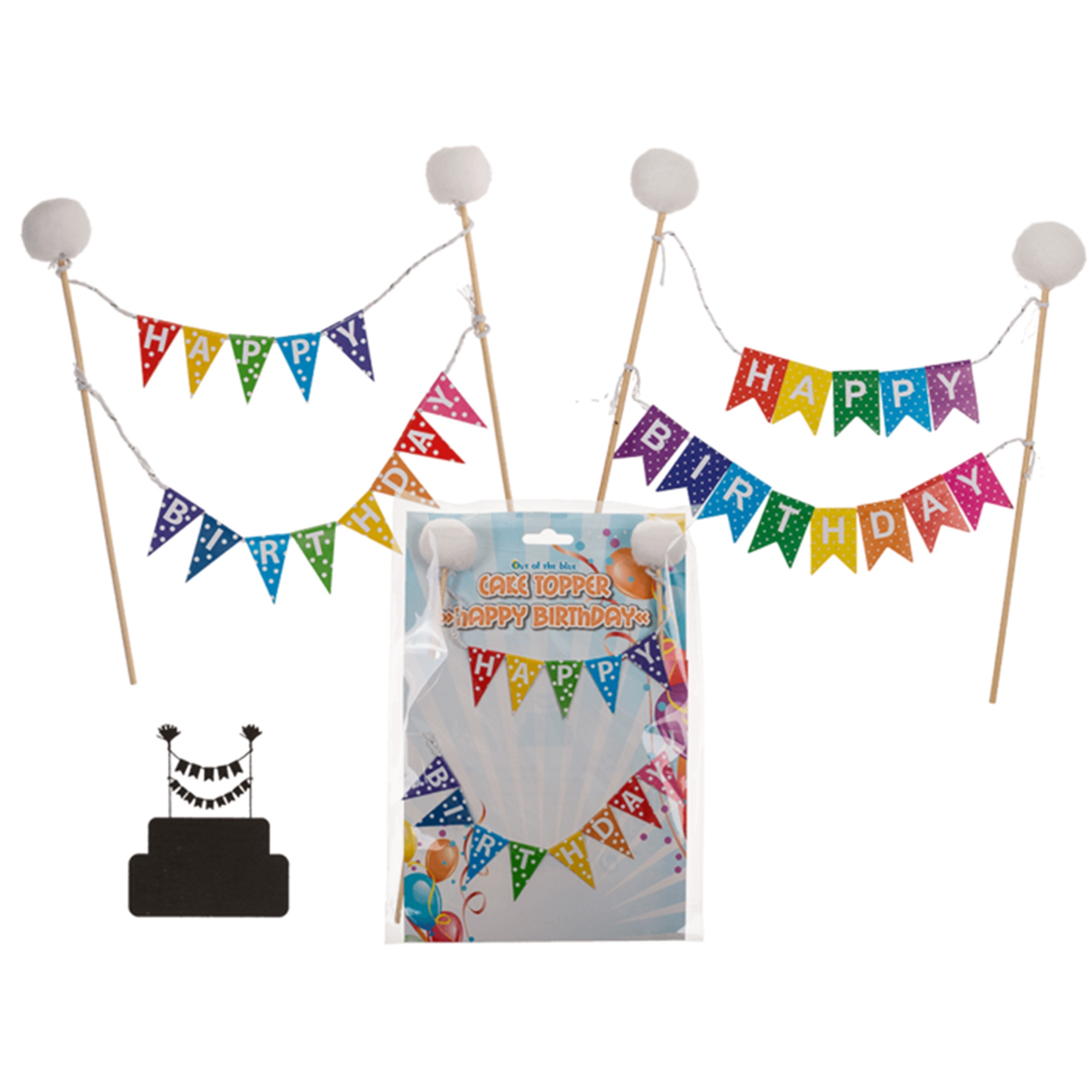 Cake Topper "Happy Birthday"