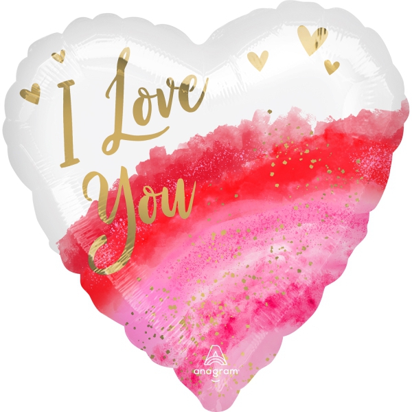 Folienballon "I Love you" Ombre 43cm