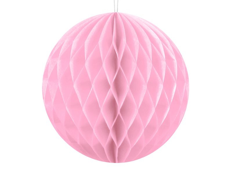 Wabenball Rosa, L - 30 cm Ø