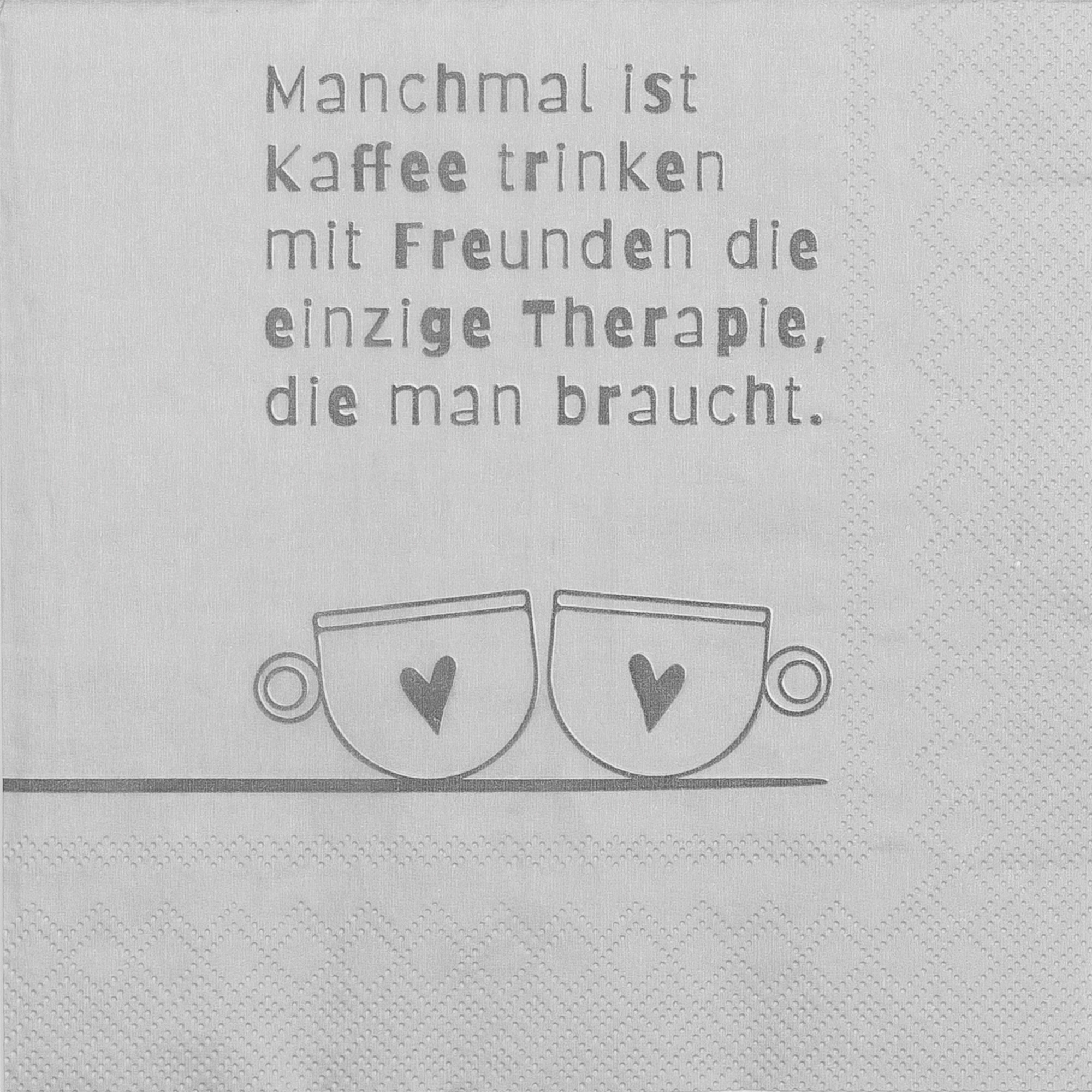 Räder Design - 20 Servietten "Manchmal ist Kaffee trinken..."