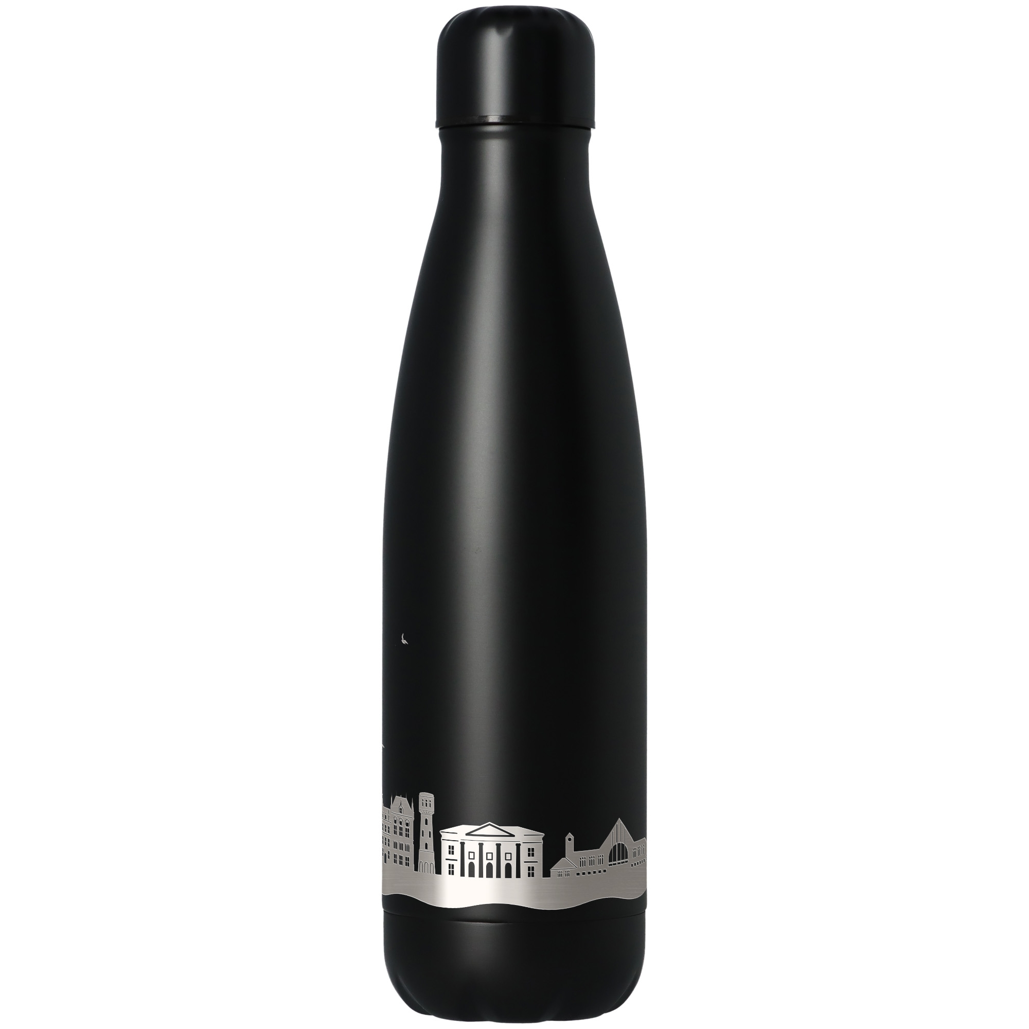 Trinkflasche Skyline Oldenburg Schwarz 500ml