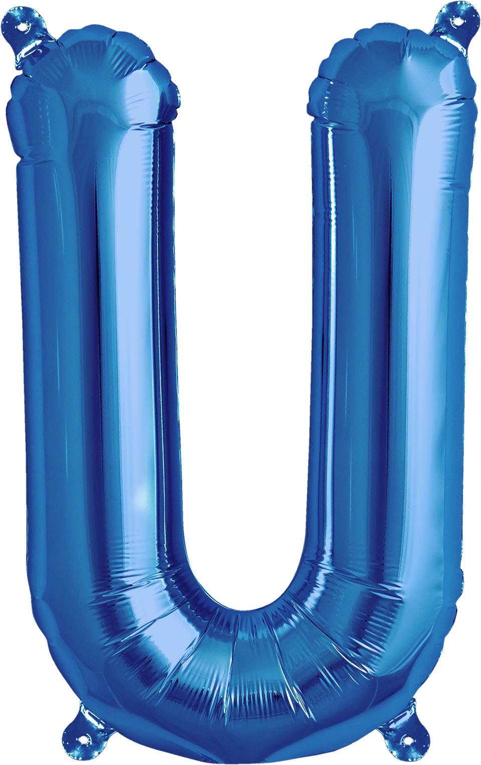 Luftballon Buchstabe U Blau 40cm