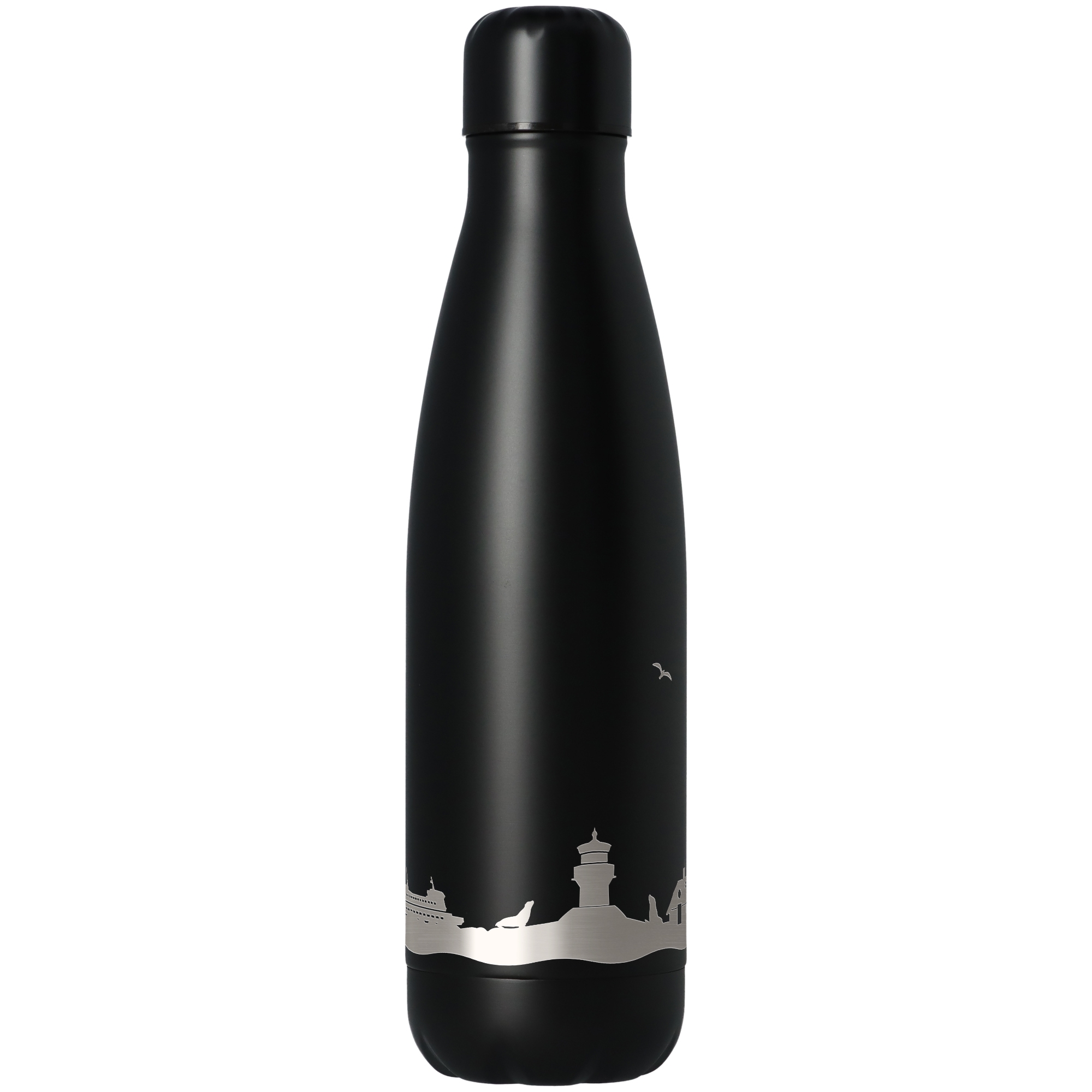 Trinkflasche Skyline Amrum Schwarz 500ml