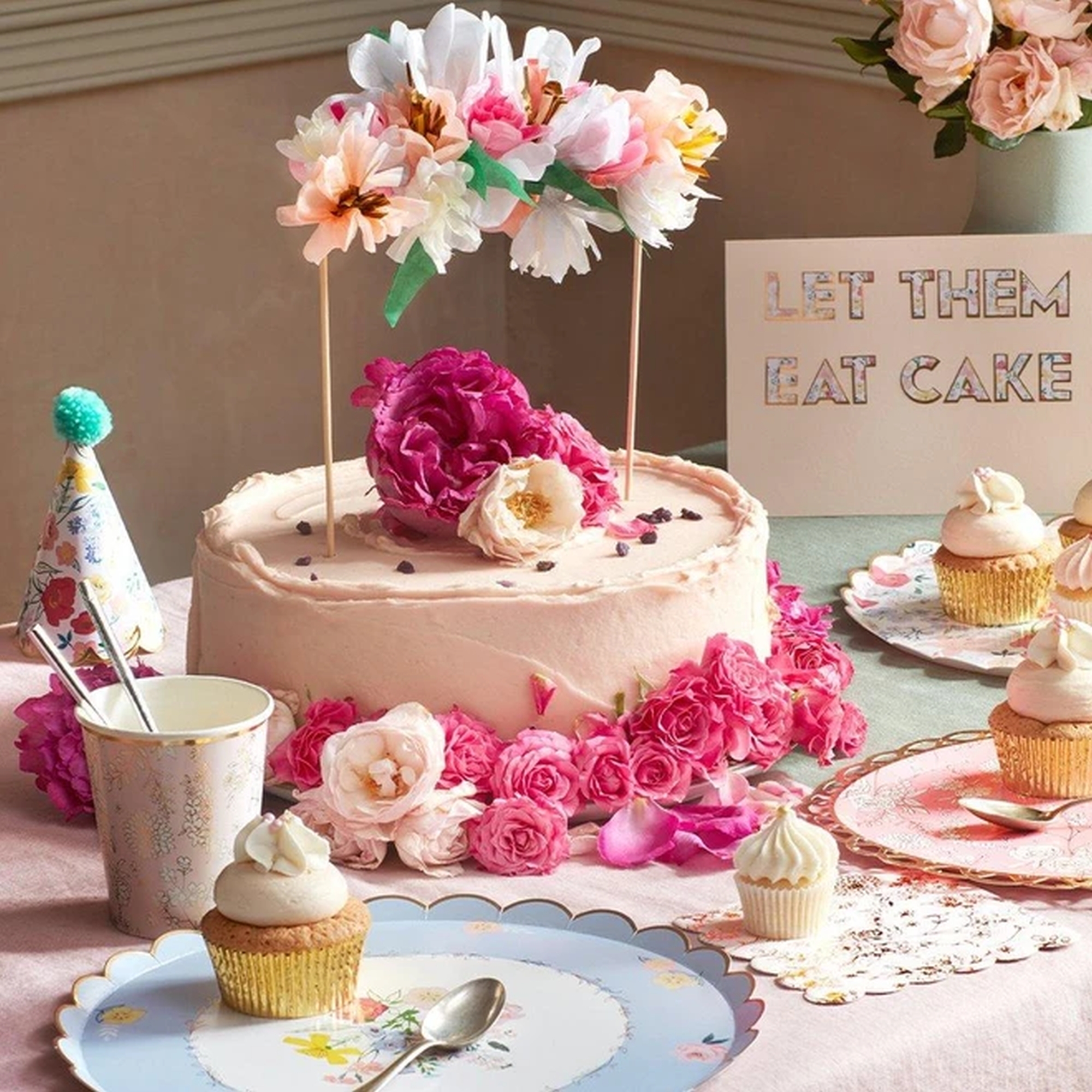 Meri Meri - Cake-Topper "Blumenkranz"