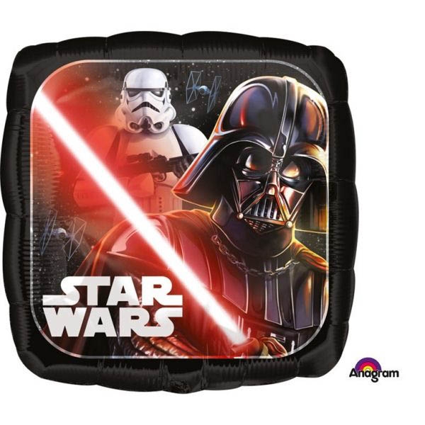 Folienballon Eckig Star Wars Classic 43cm