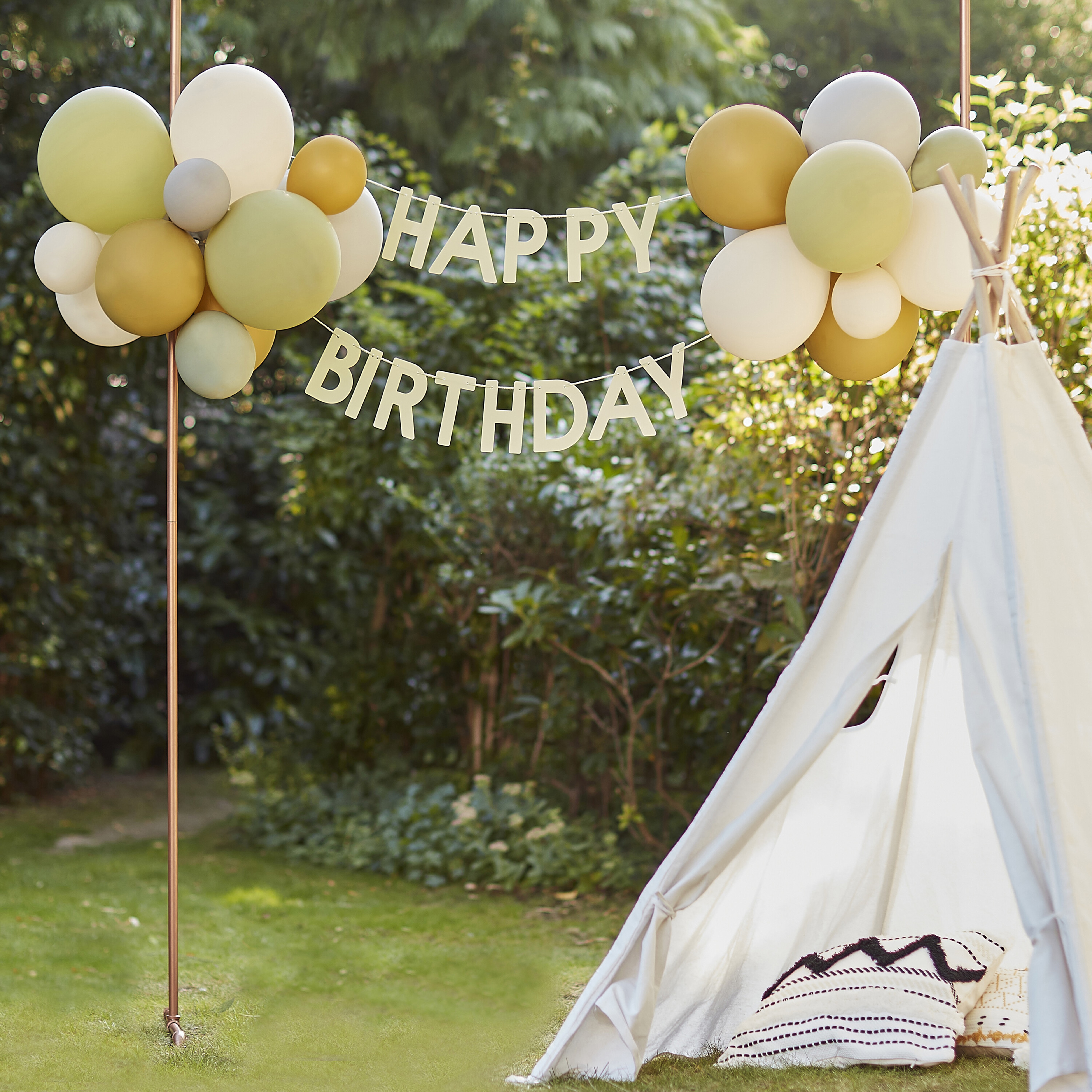 Let´s go WILD - DIY Girlandenset mit Ballons "Happy Birthday"