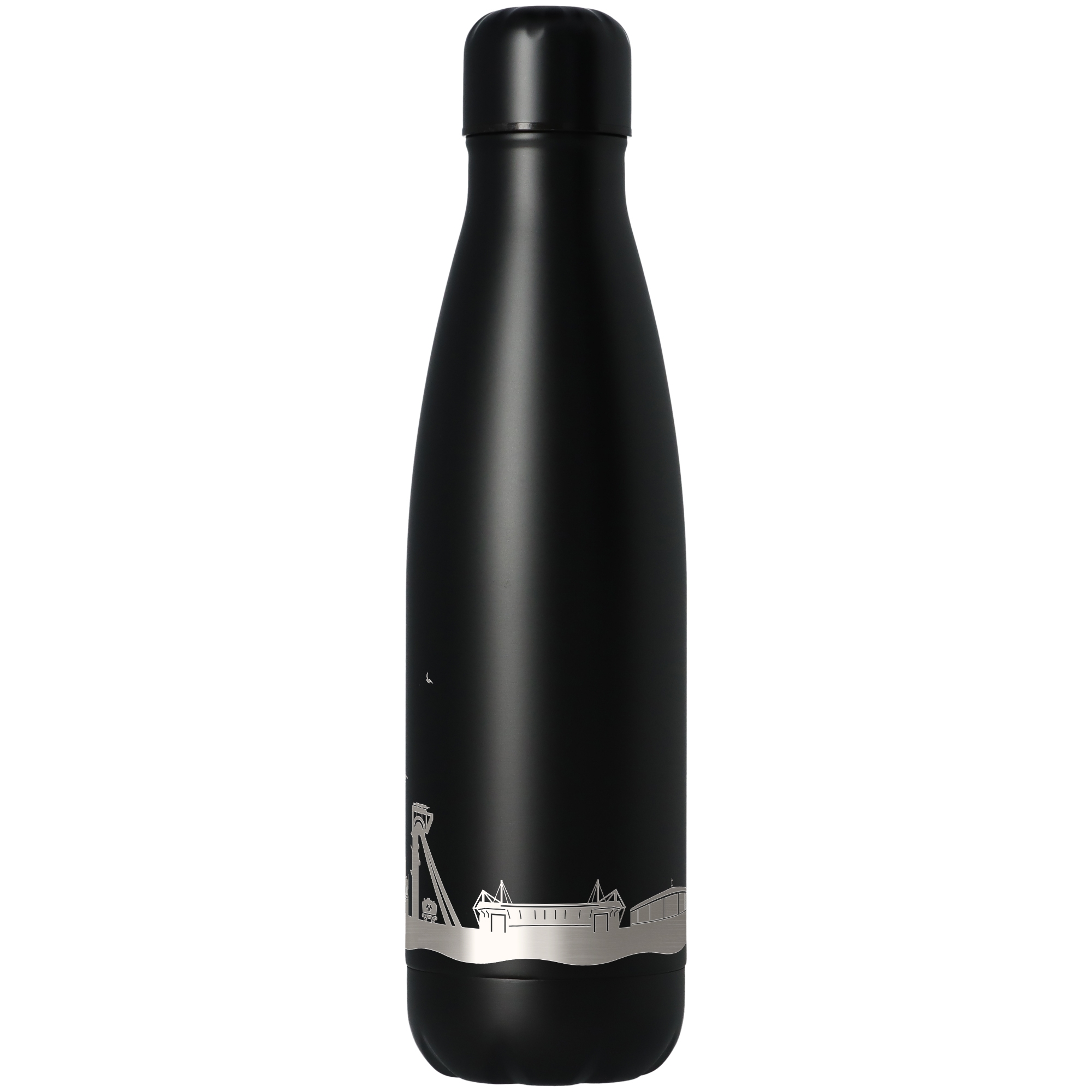 Trinkflasche Skyline Dortmund Schwarz 500ml