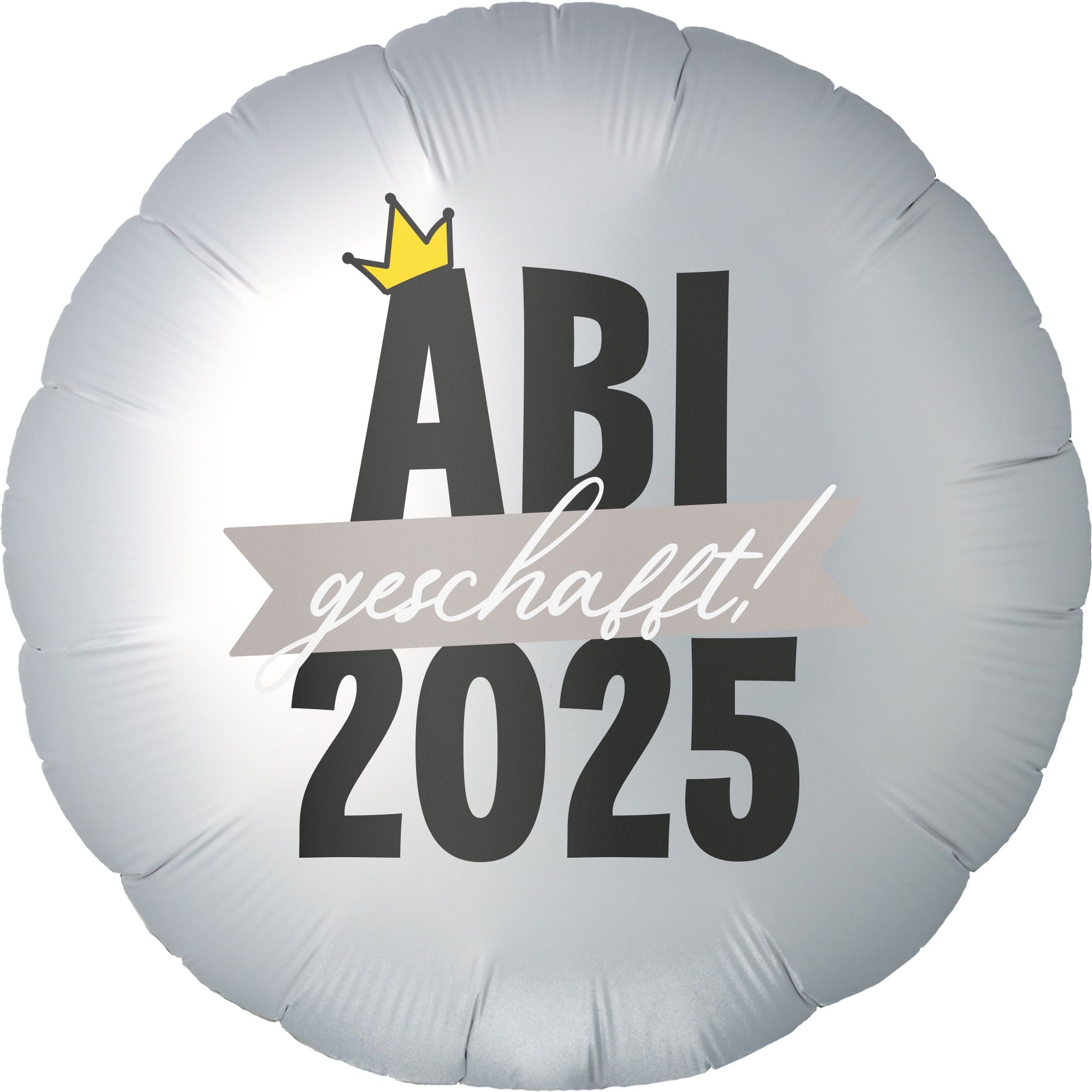 Folienballon Rund "ABI 2025 geschafft" 45cm