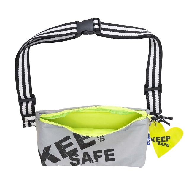 Reflektierende Gürteltasche "Keep Safe"