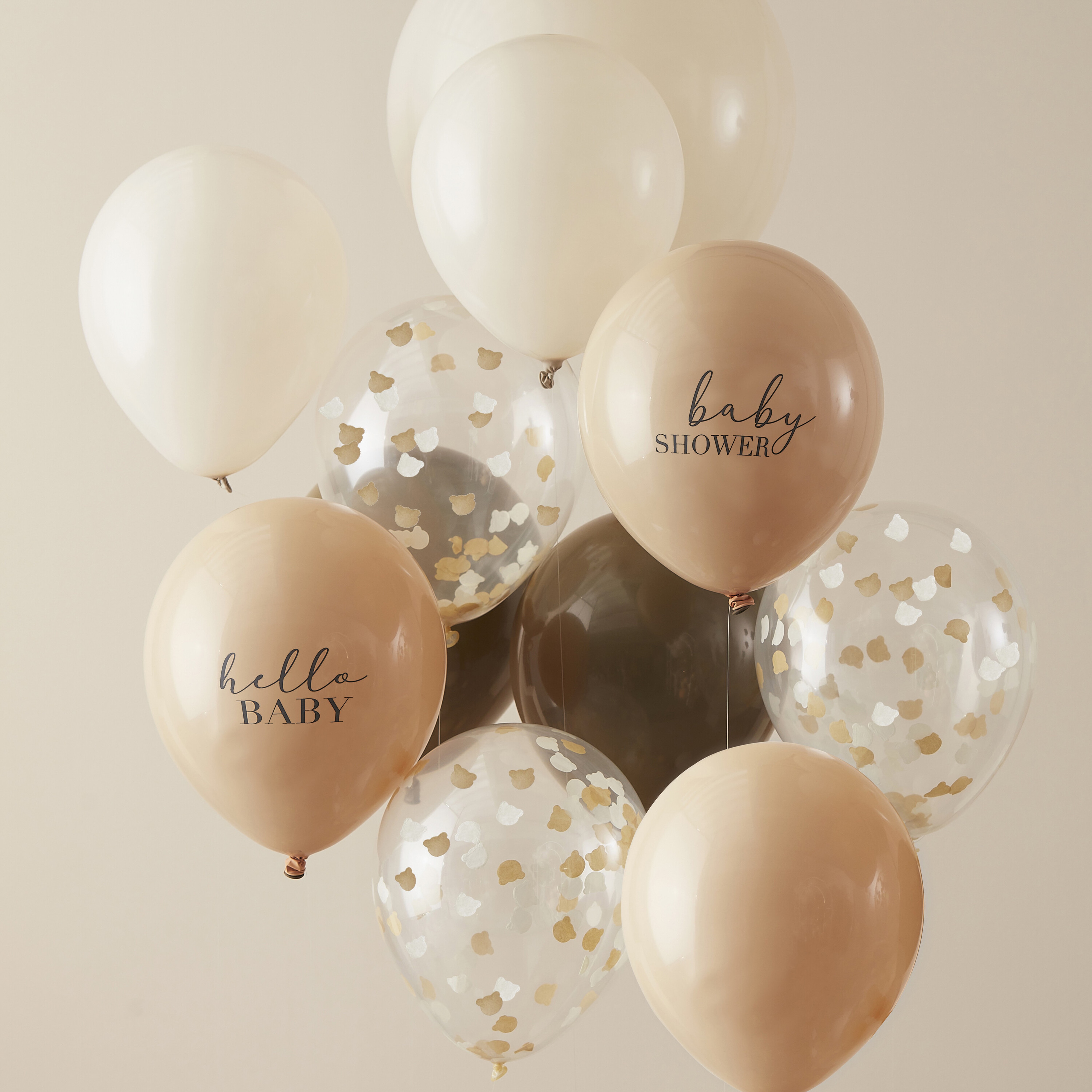 11 Ballons im Set "Baby Shower" Ø 30 - 40 cm