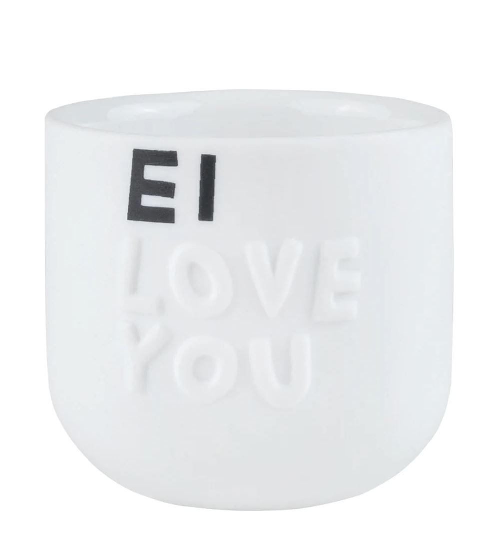 Räder Design - Eierbecher " Ei love you"