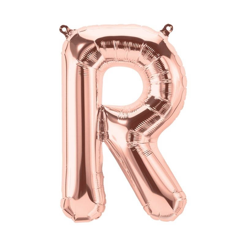 Luftballon Buchstabe R Roségold 40cm