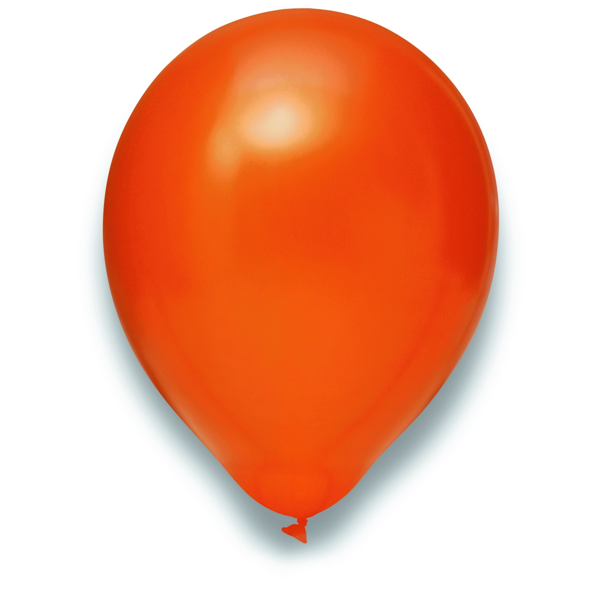Latexballon Metallic Orange 100 Stück Ø 30cm