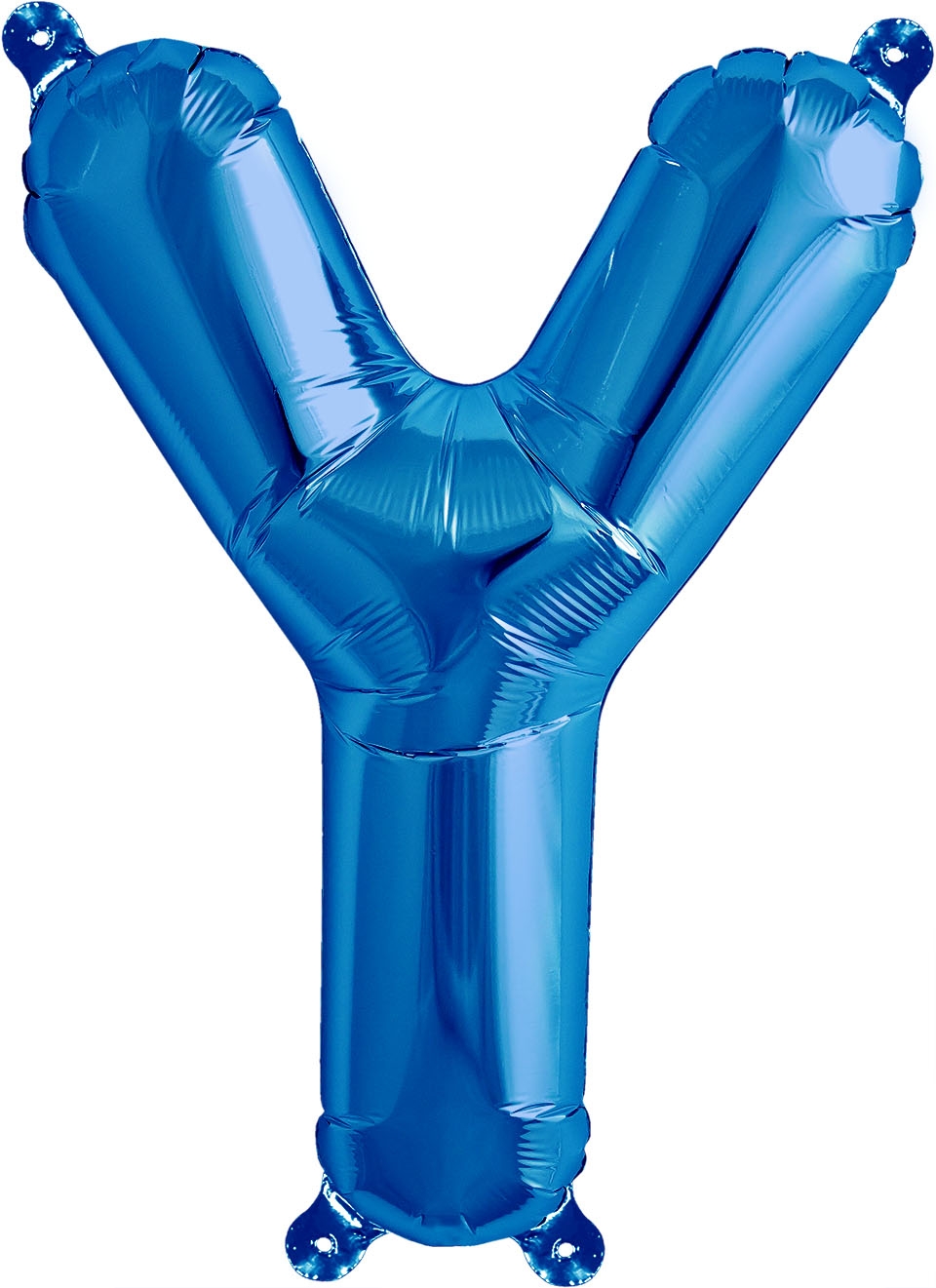 Luftballon Buchstabe Y Blau 40cm