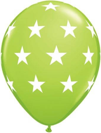 Qualatex Latexballon Big Stars verschiedene Farben Ø 30cm